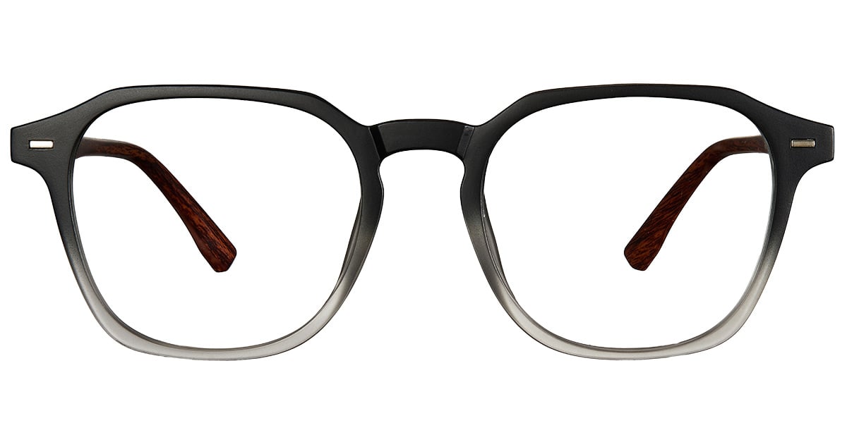 Square Reading Glasses gradient_black