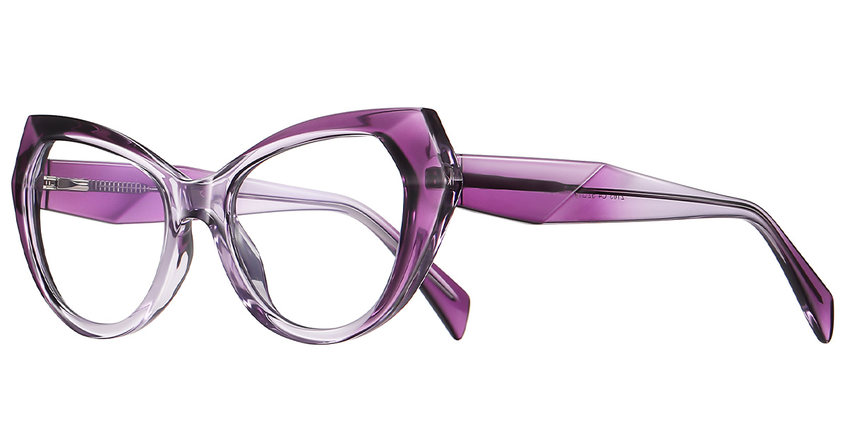 Geometric Reading Glasses gradient_purple