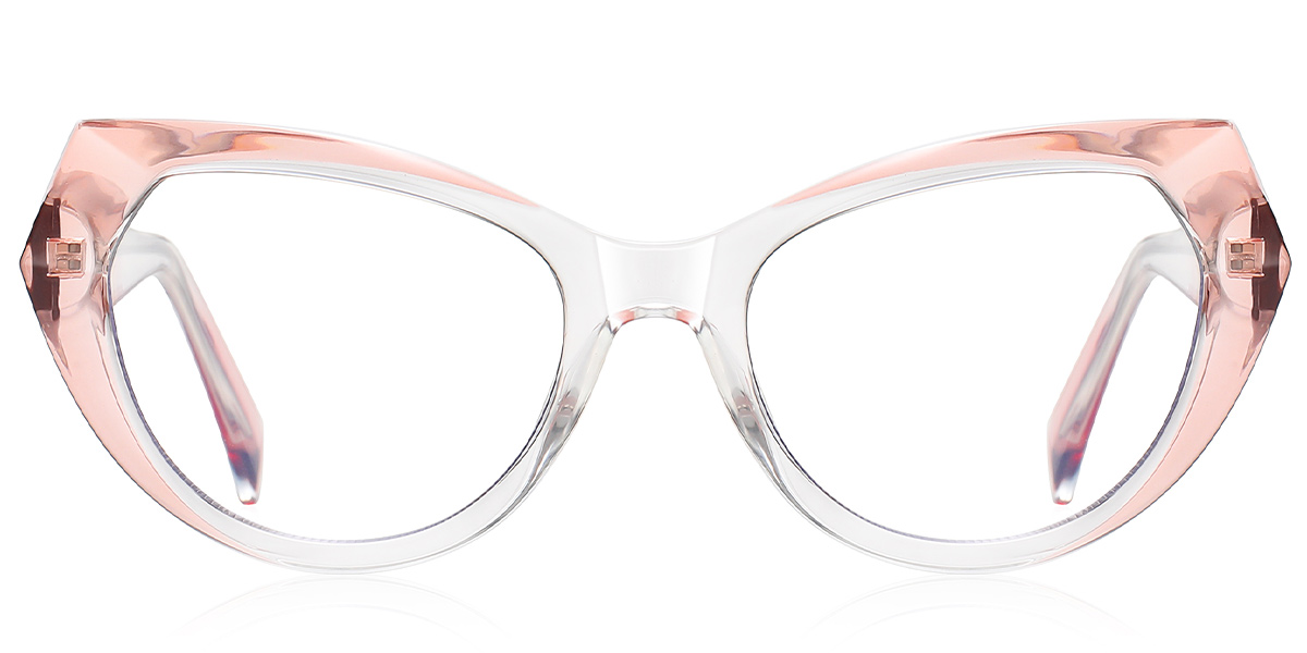 Geometric Reading Glasses gradient_orange