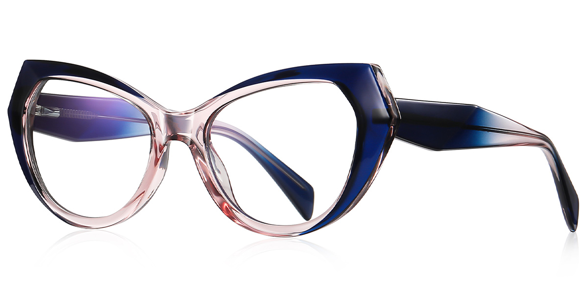 Geometric Reading Glasses gradient_blue