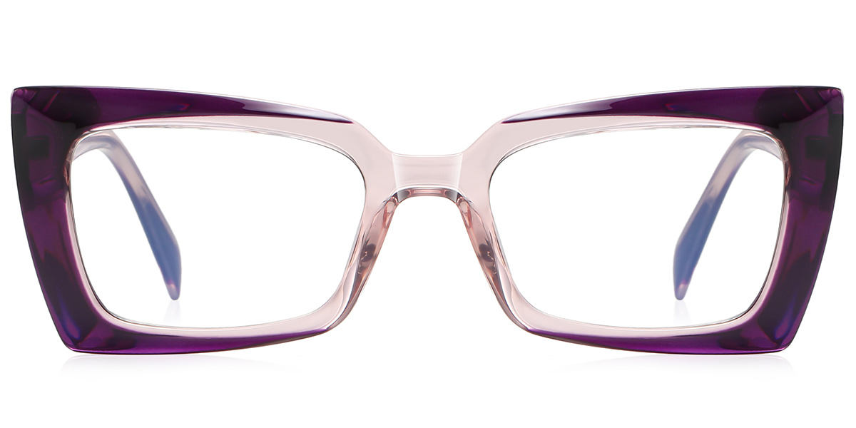 Rectangle Reading Glasses gradient_purple