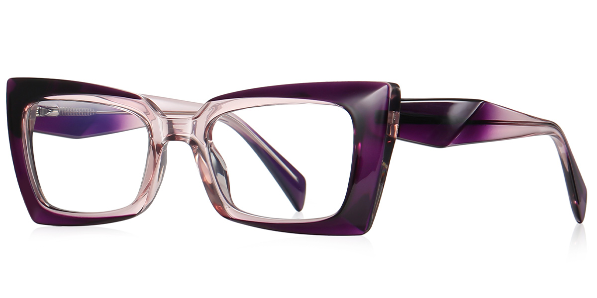 Rectangle Reading Glasses gradient_purple