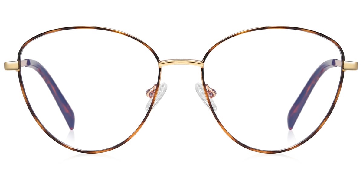 Geometric Reading Glasses tortoiseshell