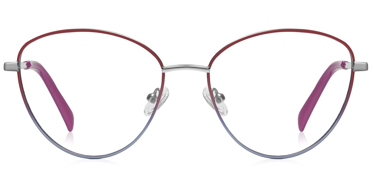 Geometric Reading Glasses gradient_red