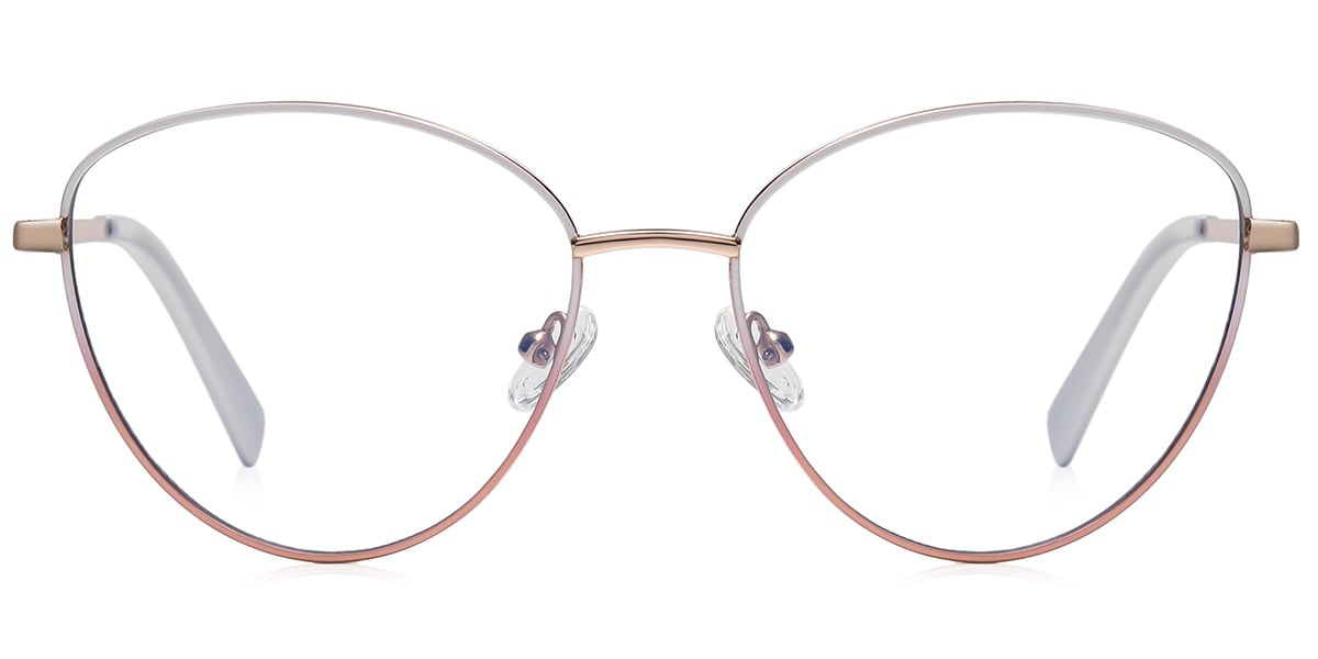 Geometric Reading Glasses gradient_pink