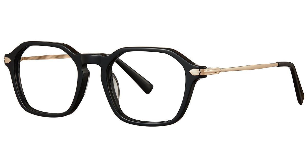 Acetate Square Reading Glasses black