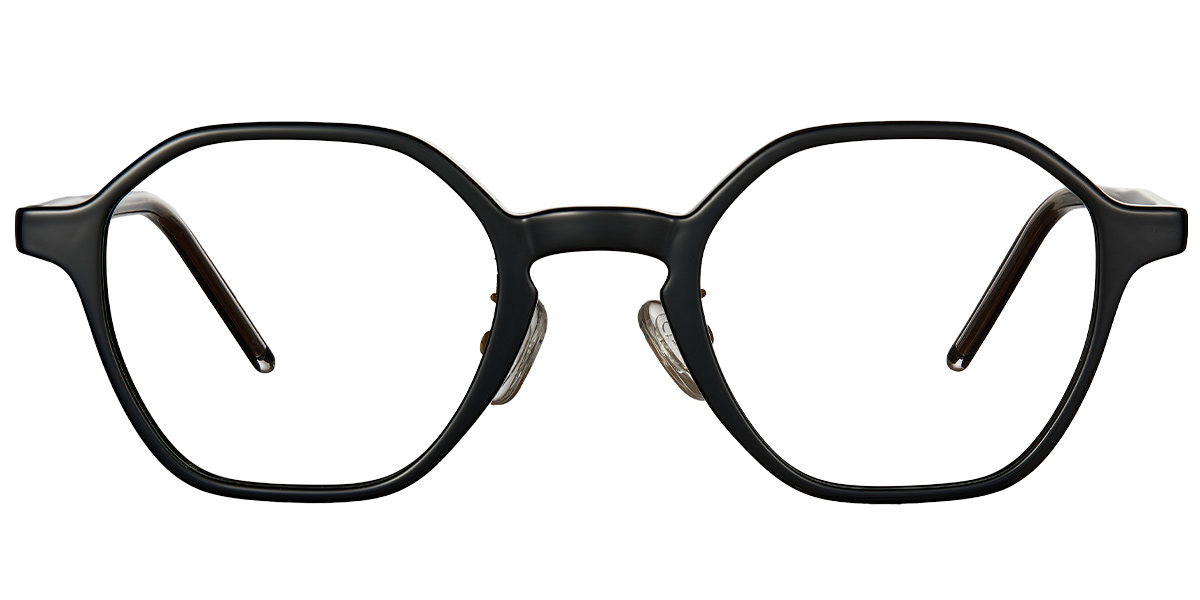 Acetate Geometric Reading Glasses black