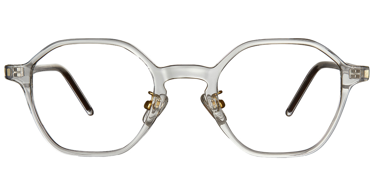 Acetate Geometric Reading Glasses translucent