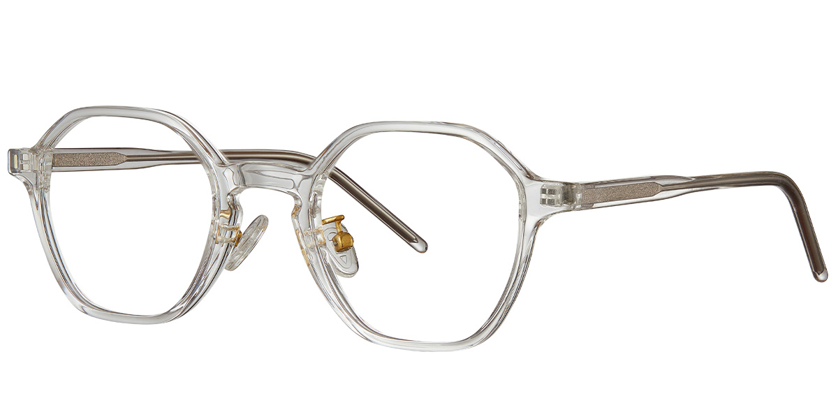 Acetate Geometric Reading Glasses translucent