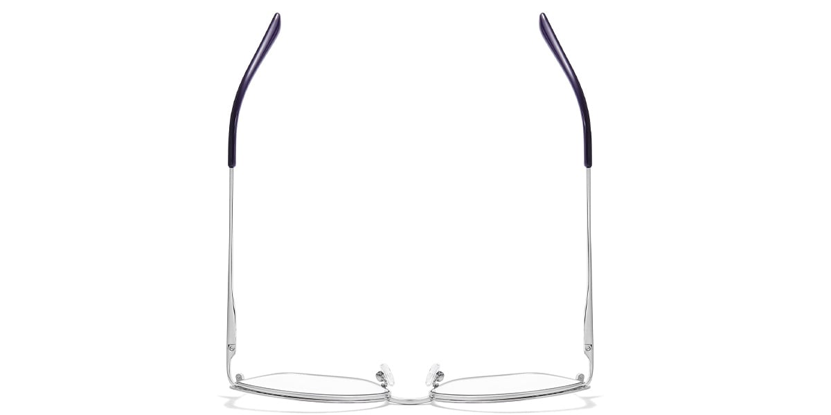 Cat Eye Reading Glasses pattern-purple