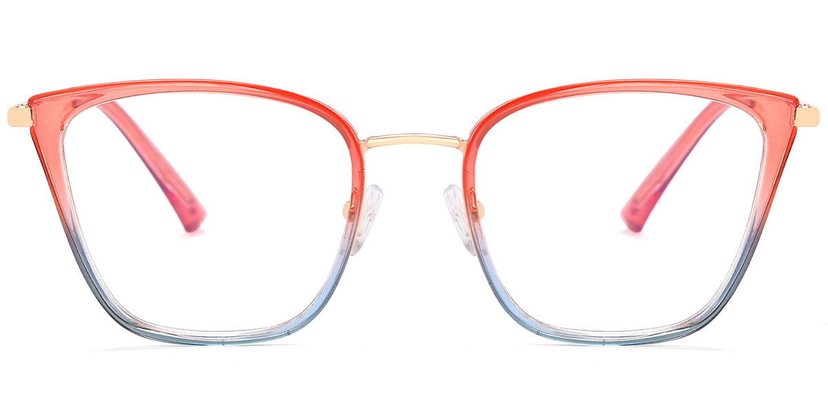 Square Reading Glasses gradient_pink