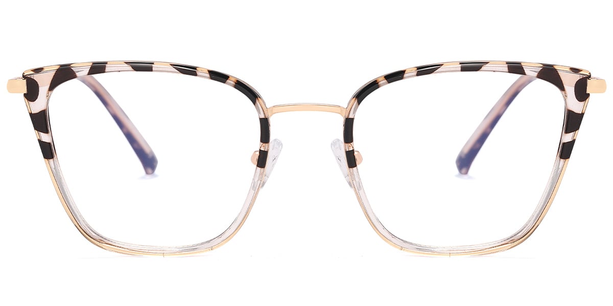 Square Reading Glasses translucent-tortoiseshell