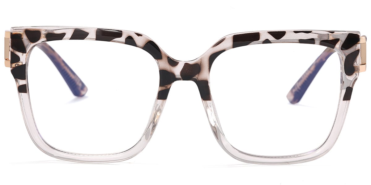 Square Reading Glasses translucent-tortoiseshell