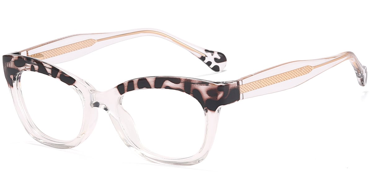 Rectangle Reading Glasses translucent-tortoiseshell