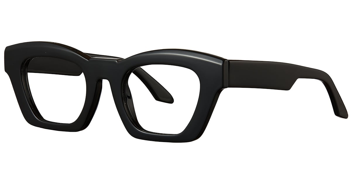 Acetate Square Reading Glasses black