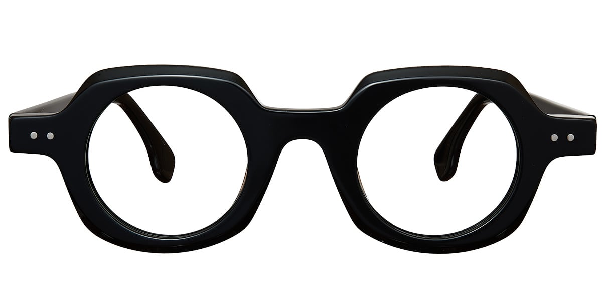 Acetate Geometric Reading Glasses black