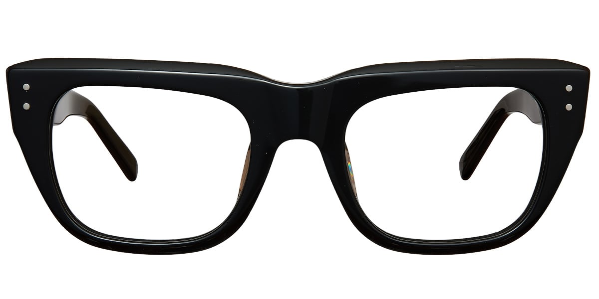 Acetate Square Reading Glasses black