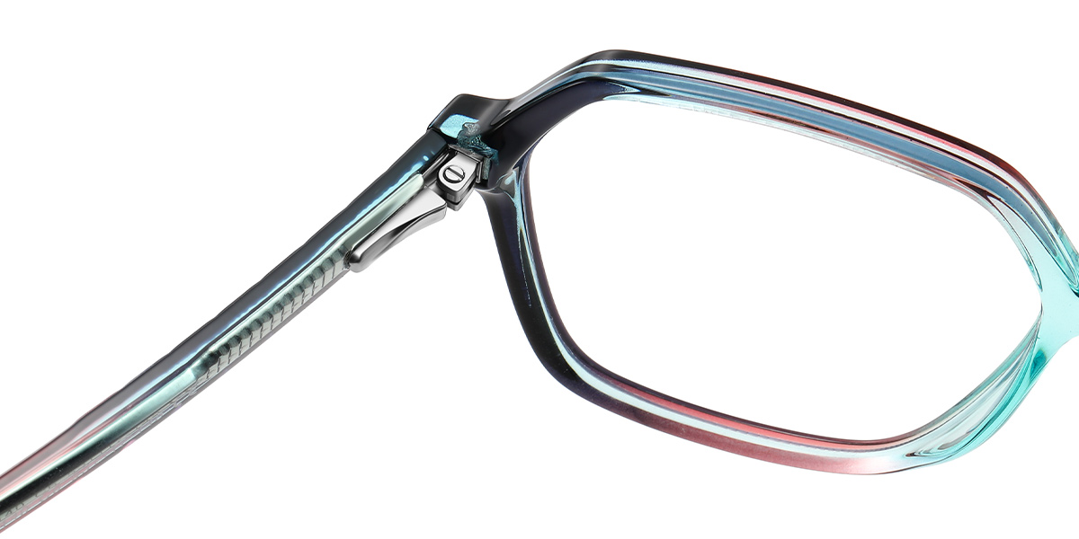 Geometric Reading Glasses gradient_pink