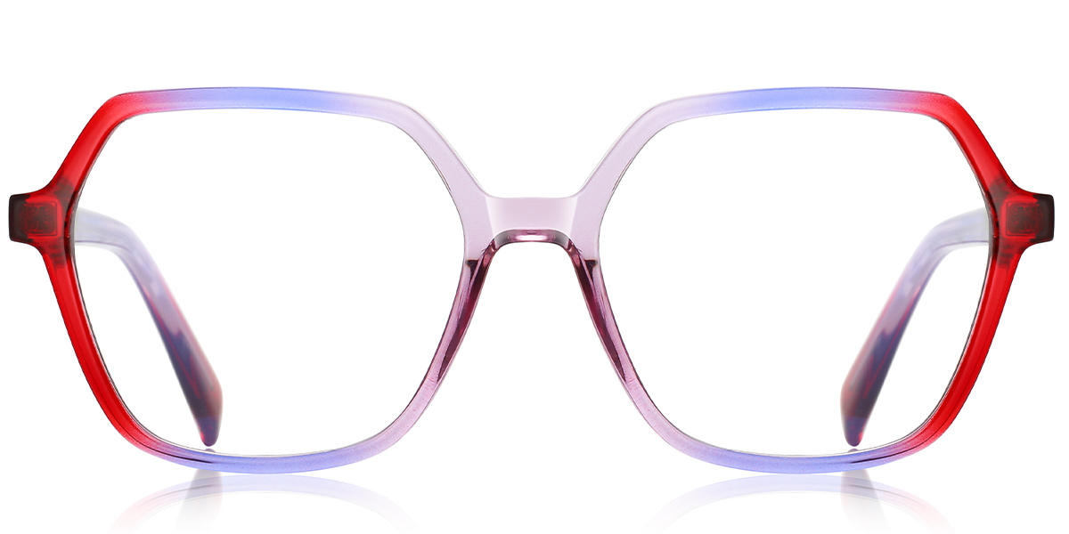 Geometric Reading Glasses gradient_purple