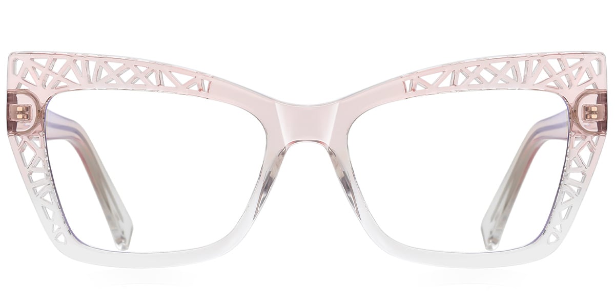 Rectangle Reading Glasses gradient_pink