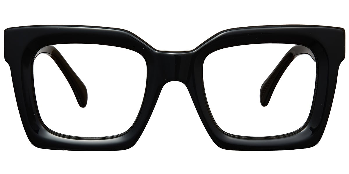 Acetate Square Reading Glasses black