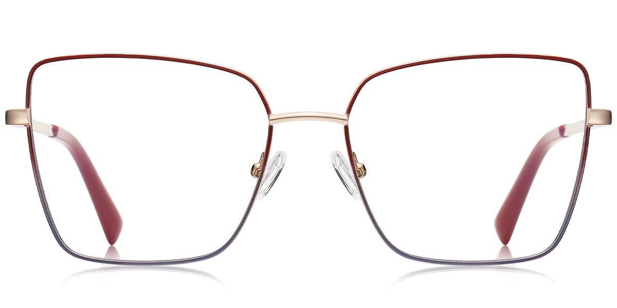 Square Reading Glasses gradient_red