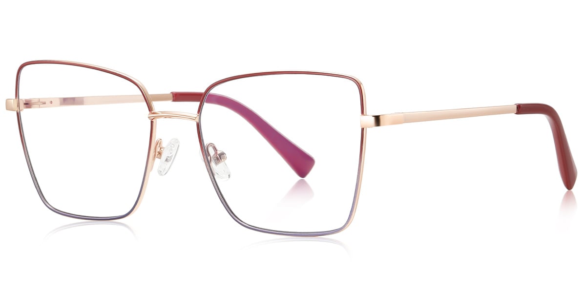 Square Reading Glasses gradient_red