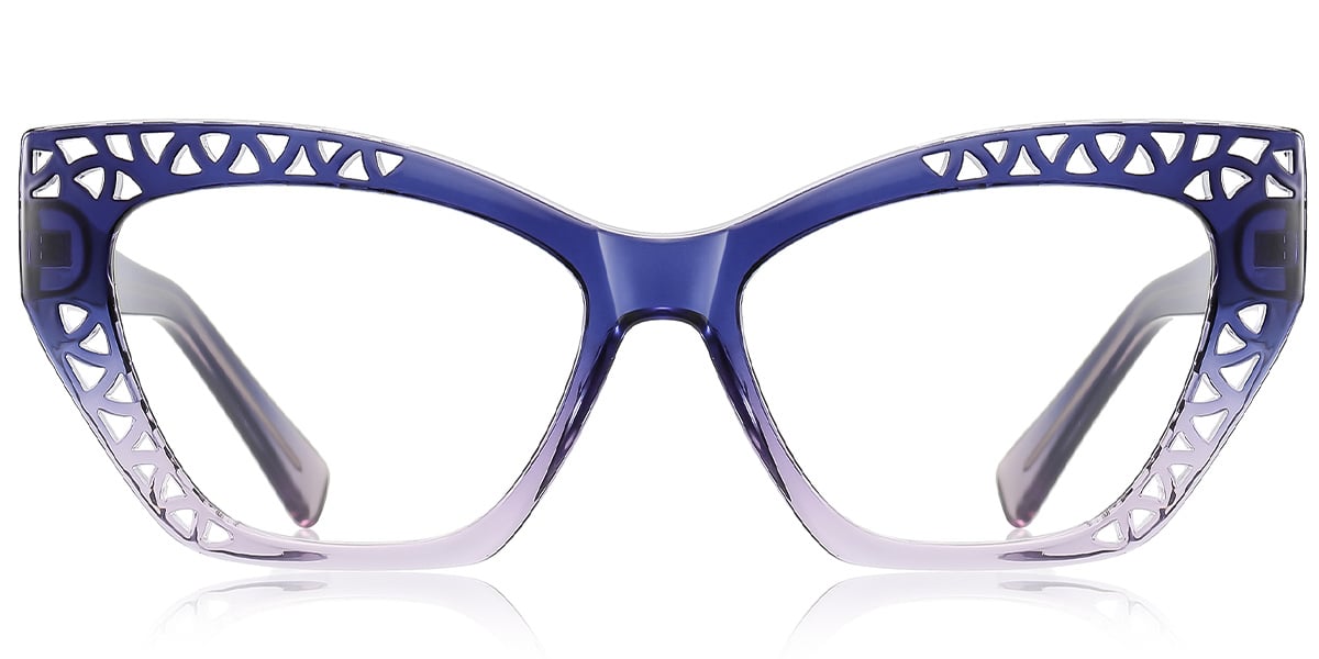 Square Reading Glasses gradient_blue