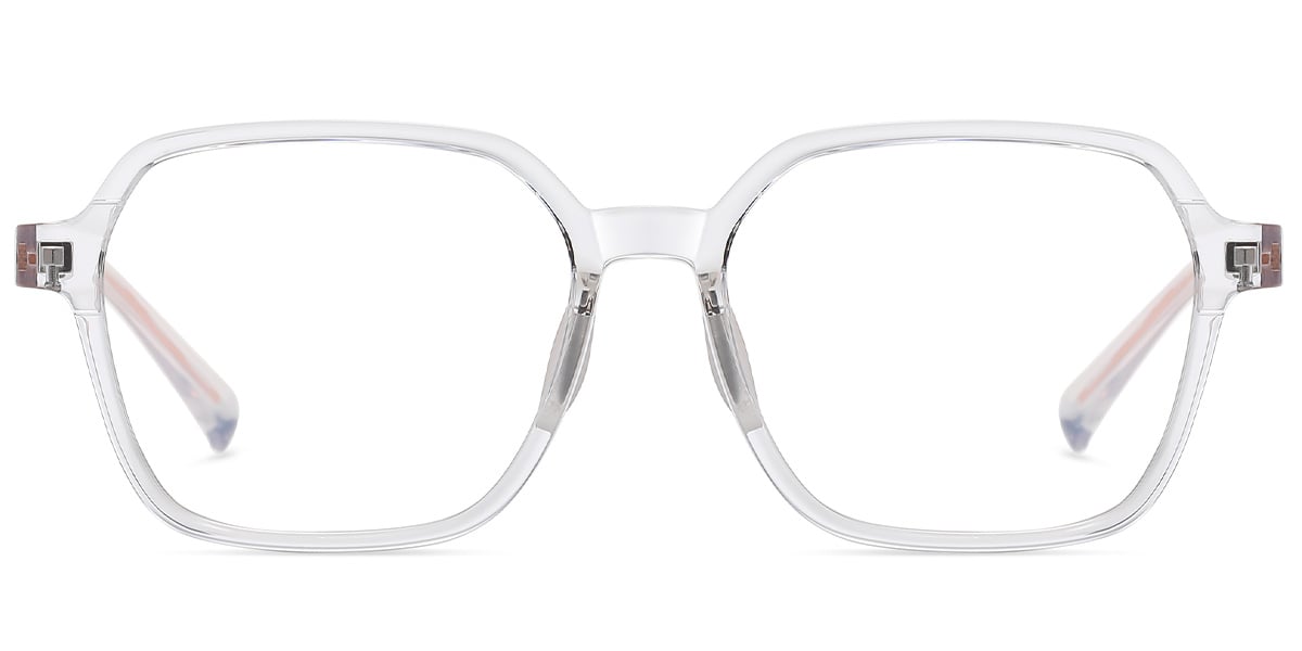 Square Reading Glasses translucent