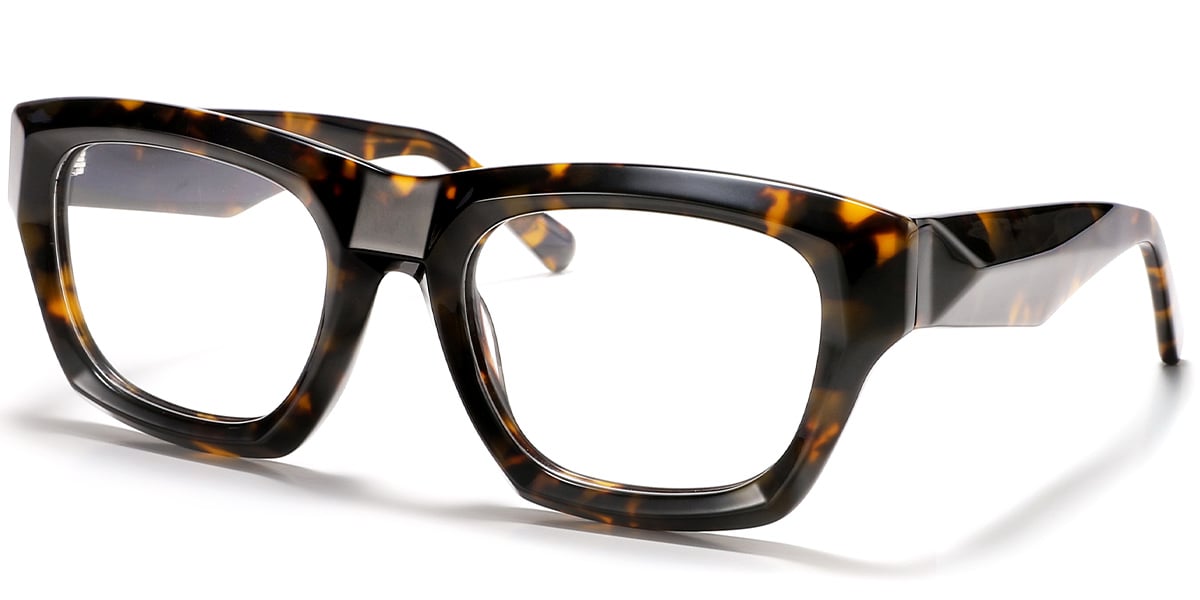 Acetate Square Reading Glasses tortoiseshell