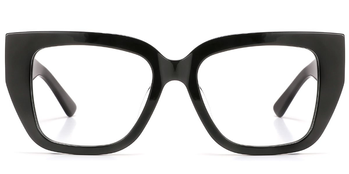 Acetate Square Reading Glasses black