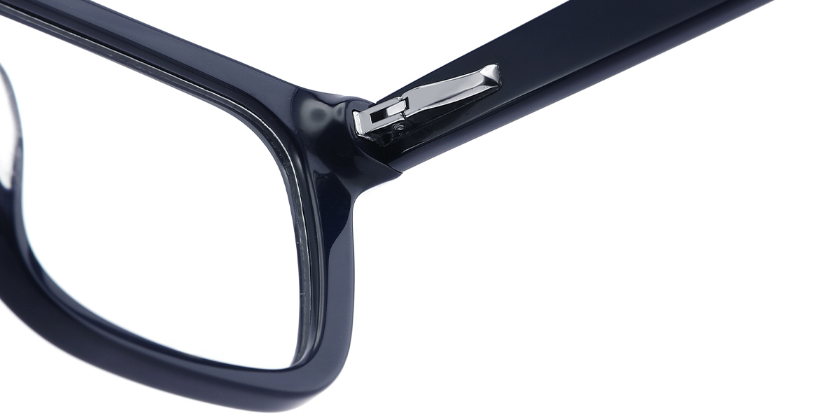 Acetate Square Reading Glasses blue