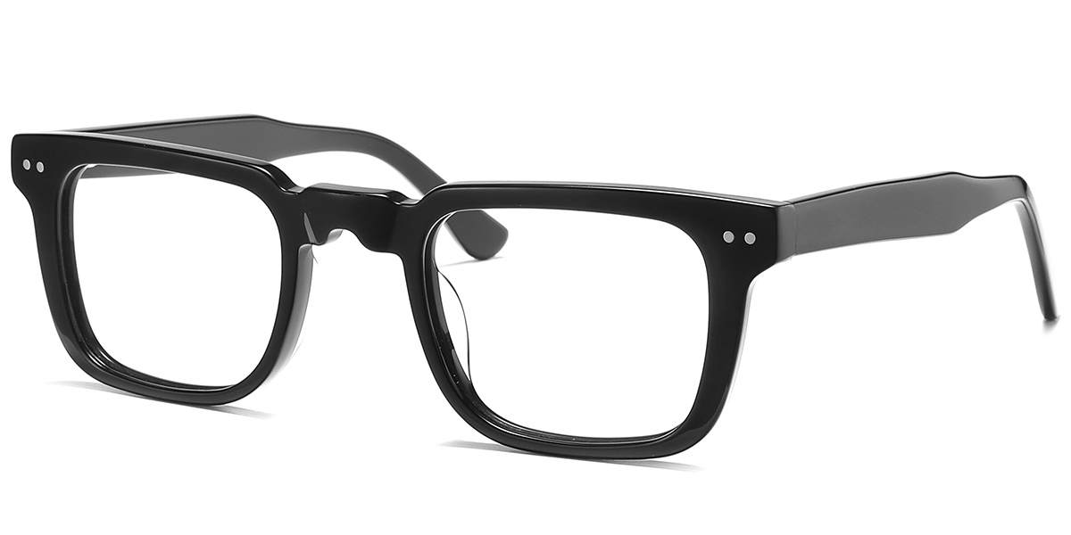 Acetate Square Reading Glasses black