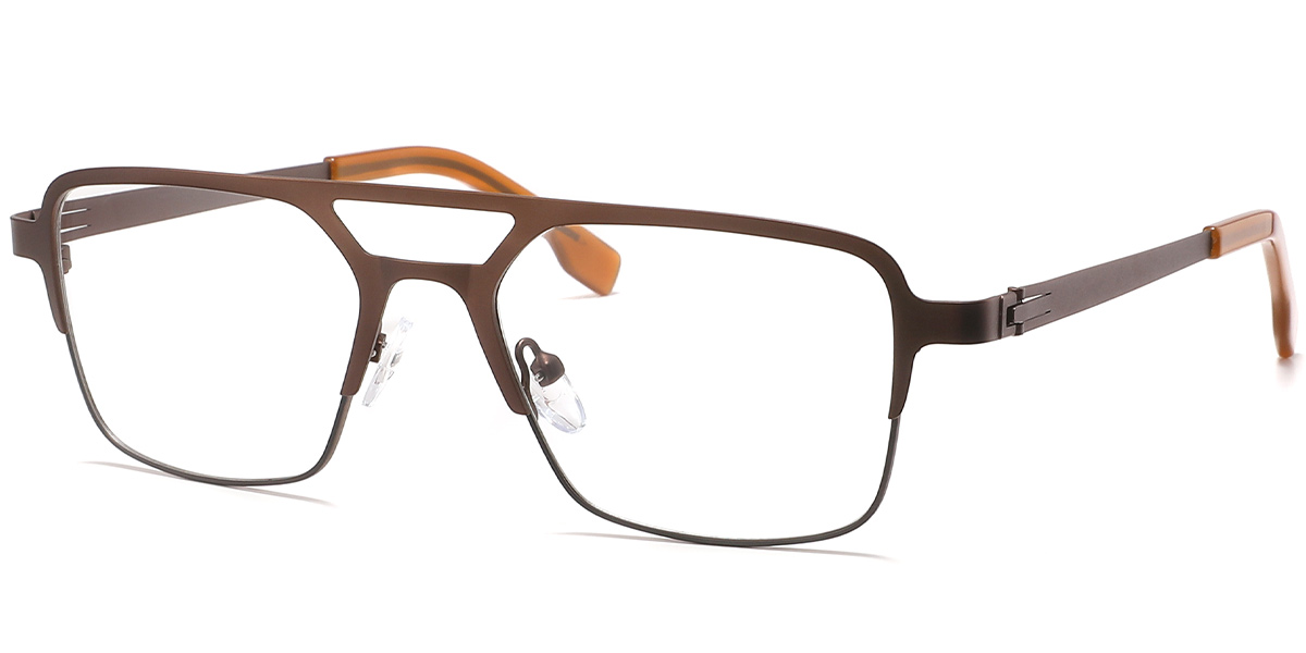 Aviator Reading Glasses brown