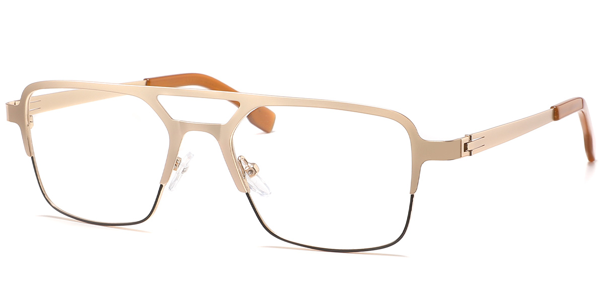 Aviator Reading Glasses rose_gold