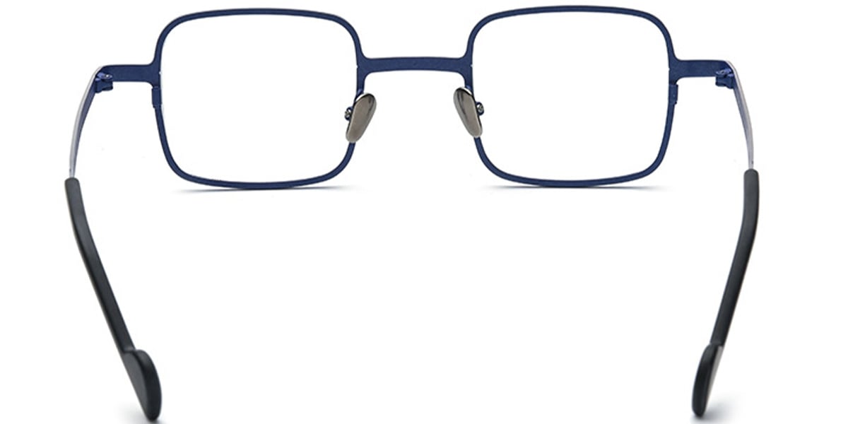 Titanium Square Reading Glasses pattern-grey