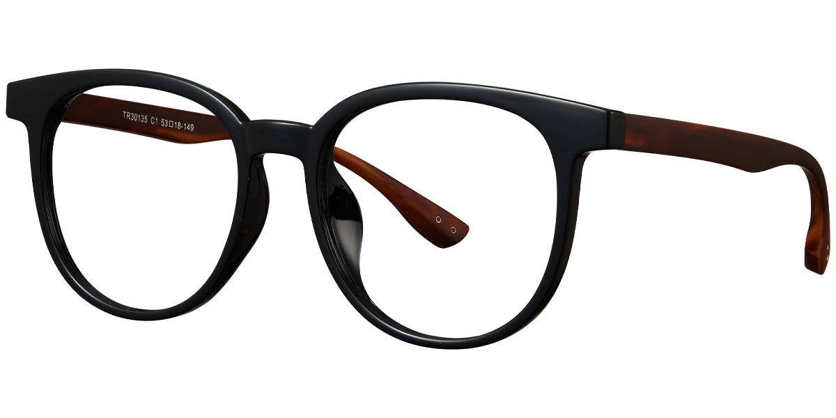 Square Reading Glasses bright_black