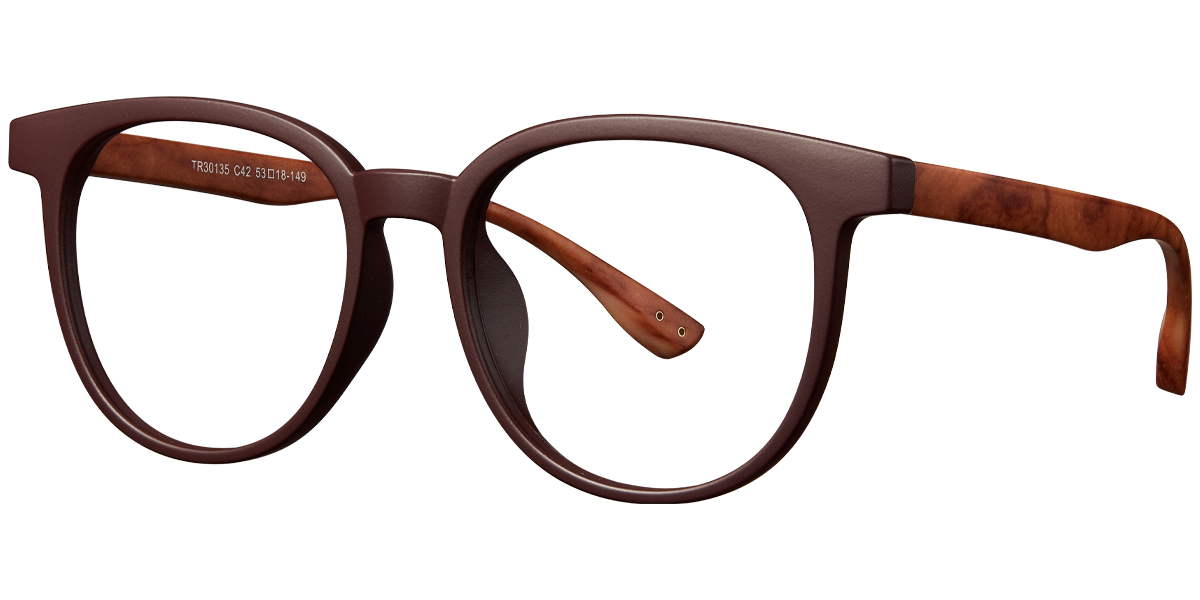 Square Reading Glasses brown