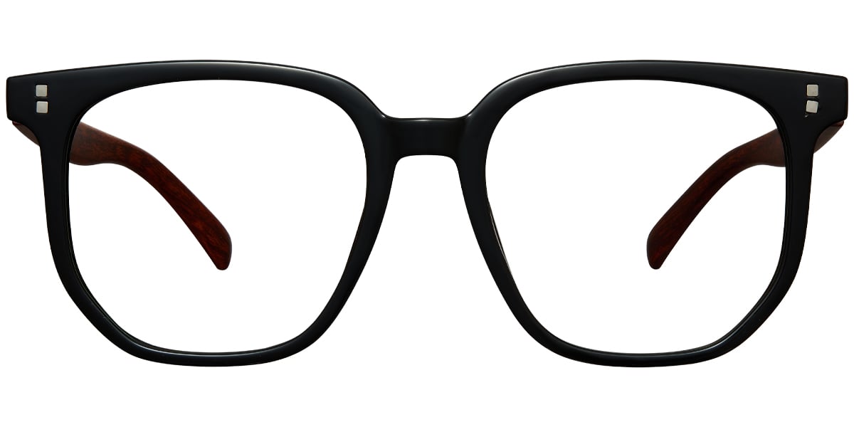 Square Reading Glasses bright_black