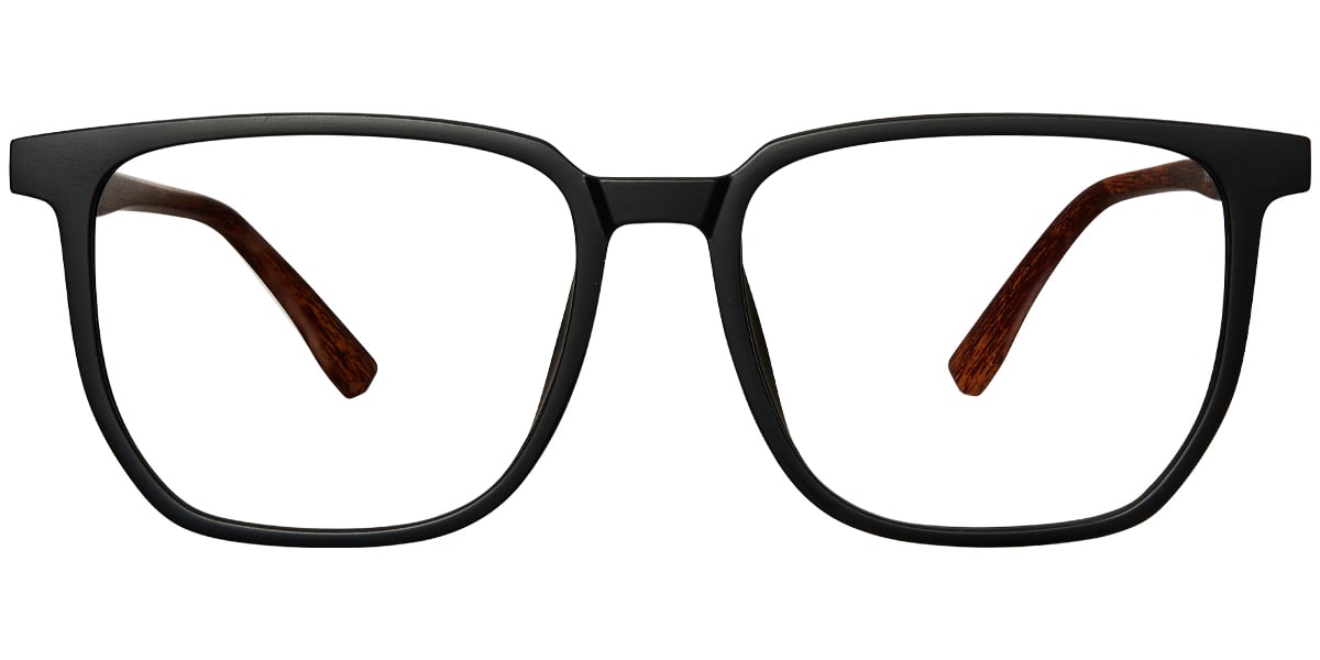 Square Reading Glasses matte-black