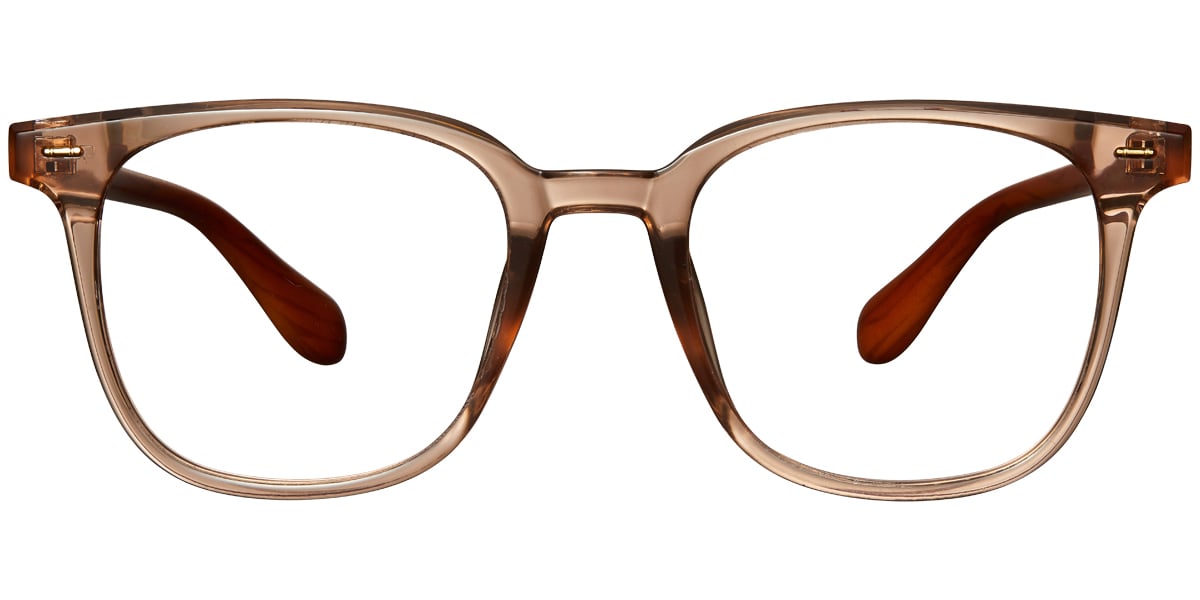 Square Reading Glasses translucent-light_brown