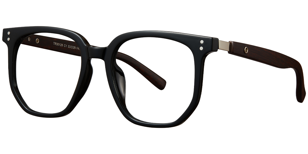 Square Reading Glasses bright_black