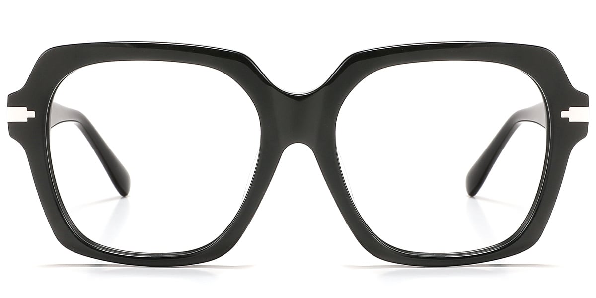 Acetate Square Reading Glasses black