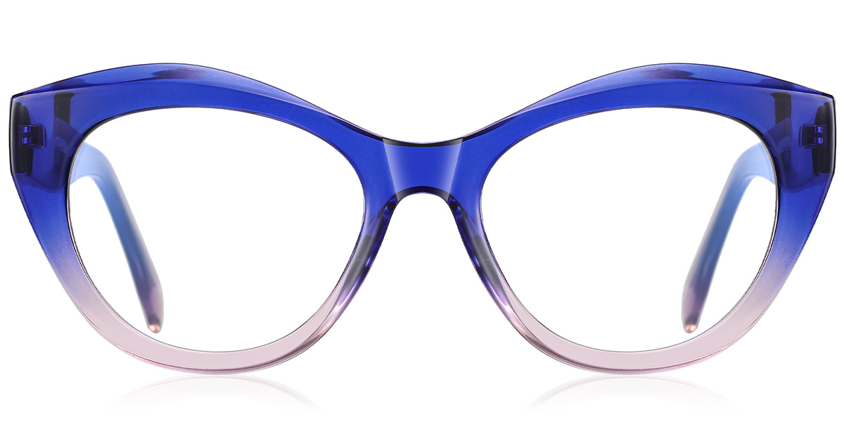 Oval Reading Glasses gradient_blue