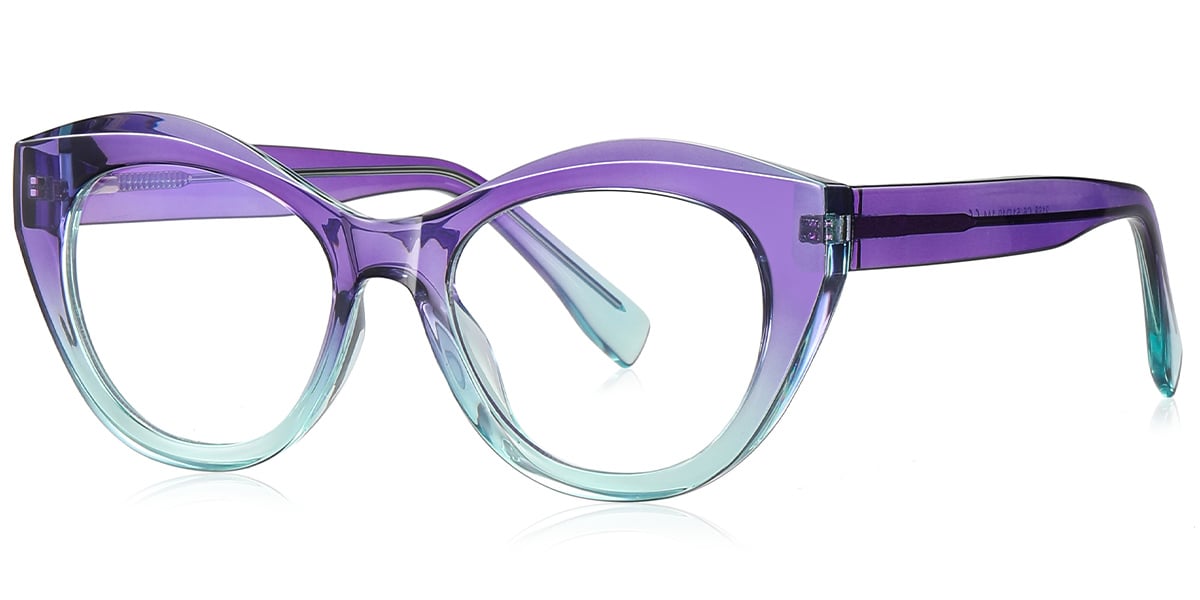 Oval Reading Glasses gradient_purple