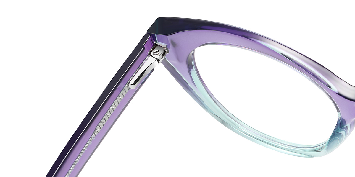 Oval Reading Glasses gradient_purple