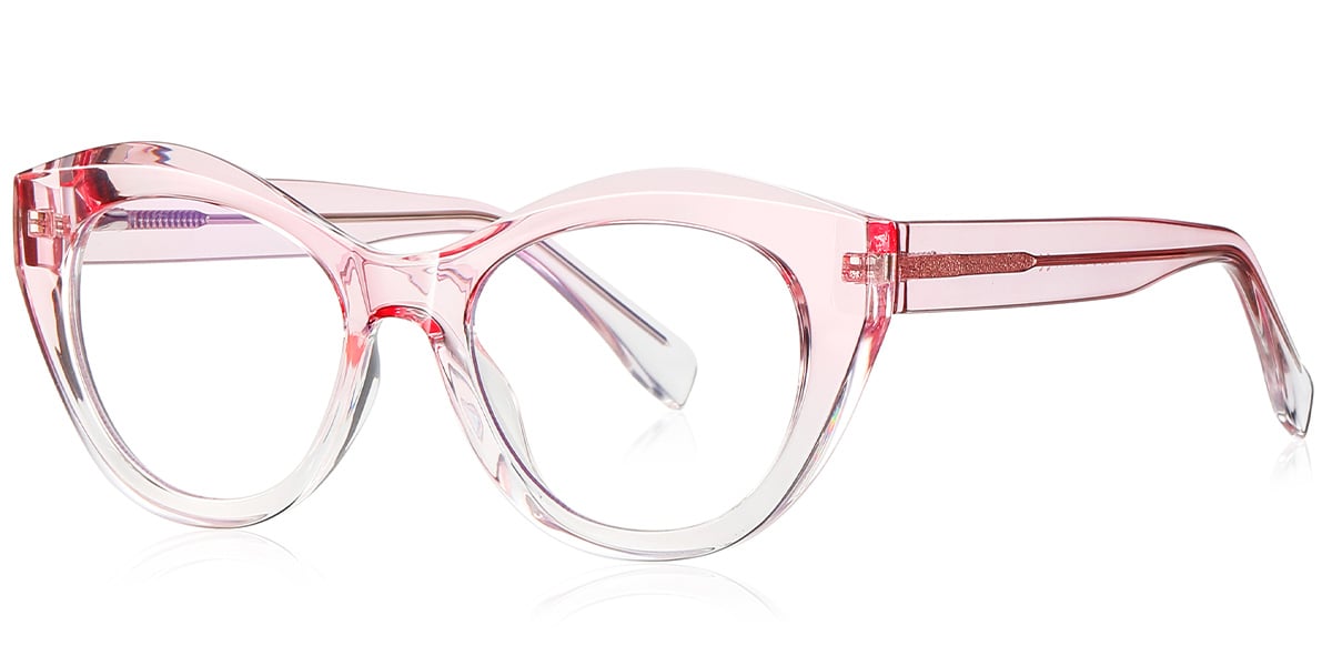 Oval Reading Glasses gradient_pink