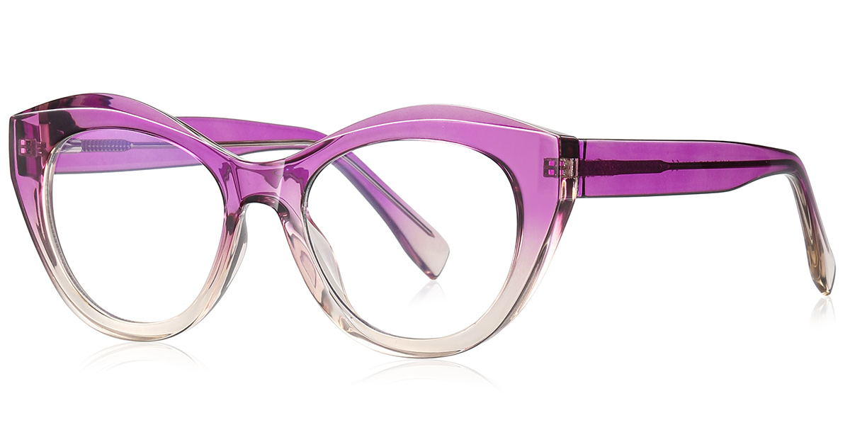 Oval Reading Glasses gradient_rose