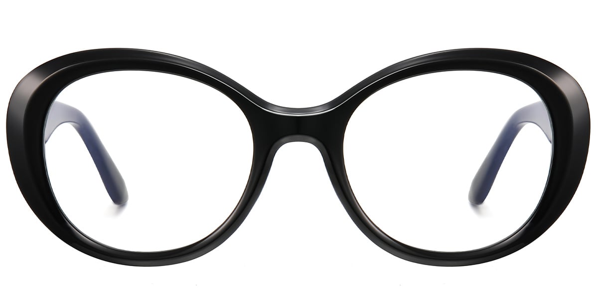 Oval Reading Glasses black