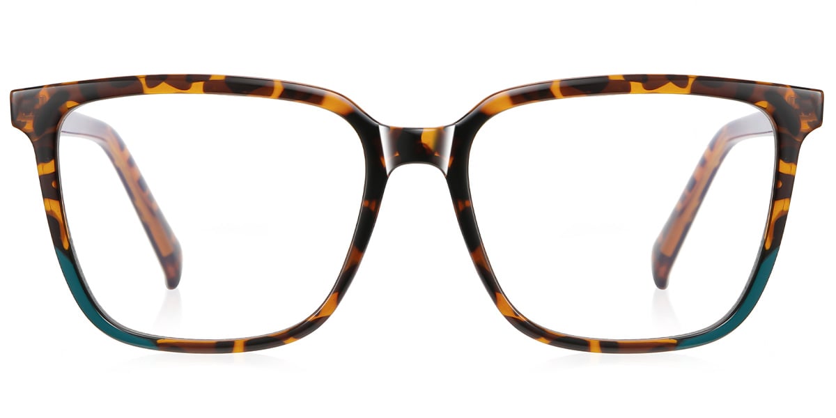 Square Reading Glasses pattern-tortoiseshell